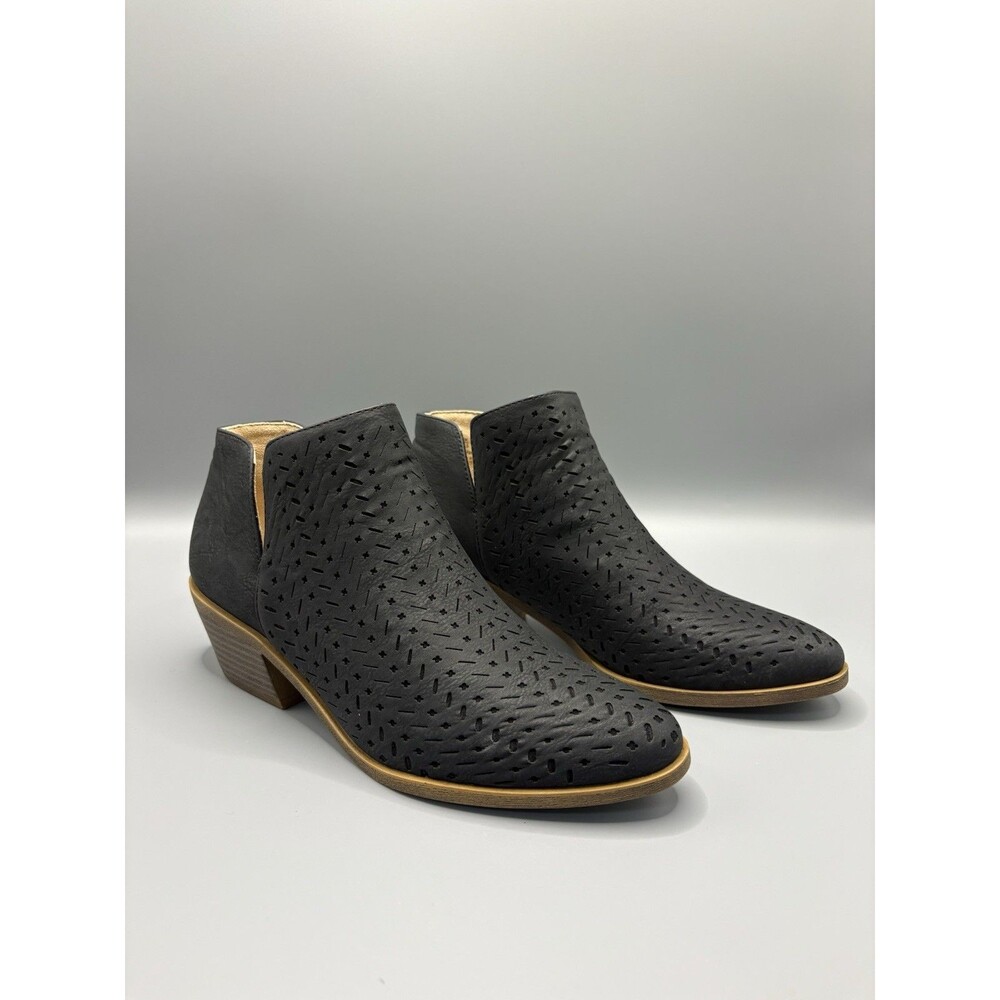 LifeStride Womens Payton Booties 8 M Black